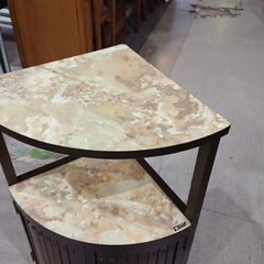 オールドカリモク｜カリモク家具｜鋲打ち｜電話台｜コーナーラック