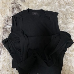 wcj ドッキングニットプルオーバー　黒の画像