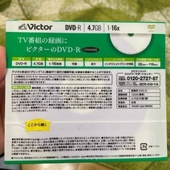 DVD-R 新品5枚入りの画像