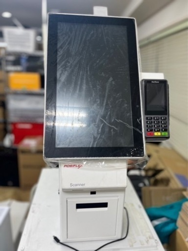 美品 ポスレジ セルフレジ クレジット端末付