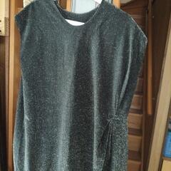 キラキラ オシャレ着 黒 新品