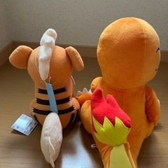 ポケモン　ヒトカゲ&ガーディ　新品ぬいぐるみ　　の画像