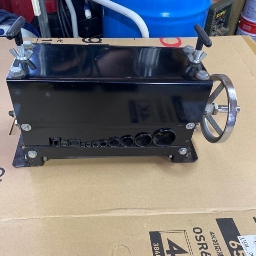 銅線皮むき機 手動式