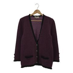 valentino garavani ヴァレンティノガラヴァーニ カーディガン セーター 2着セット ニット レディース パープル 40の画像