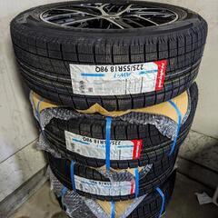 NANKANG AW-1 スタッドレスタイヤホイールセット 225/55R18の画像