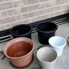 いろいろな植木鉢の画像