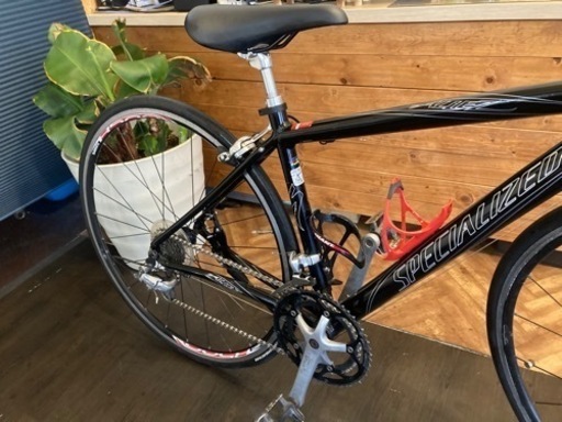 【値下げ！SPECIALIZED ALLEZ チェーン新品！】2×9速　700×25cロードバイク　ブラック×レッド