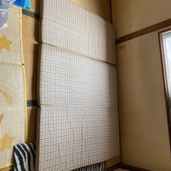 家具 寝具 折り畳みマットレス　ダブルベッド　の画像