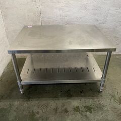ステンレス作業台 棚 調理台 厨房 業務用 W950×D900×H560mm ⑧  の画像