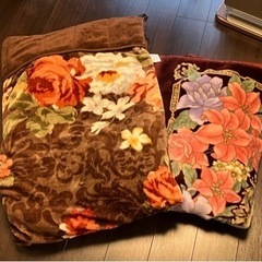 シングルサイズ掛け布団　中綿毛布　2枚セット