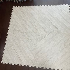 ベビー用　ジョイントマットホワイトウッド１４枚