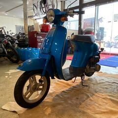 □ 希少！ HONDA TACTY AB19 ホンダ タクティ 50cc 6245km 実動 ブルーメタリック ビンテージ 美品 原付 スクーター バイク 札幌発★の画像