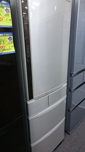 (2024.04.16 お買い上げありがとうございます。)（パナソニック）　5ドア冷蔵庫411L　２０１７年製　NR-E412V　　60ｃｍ幅　自動製氷付き　ﾍﾞｰｼﾞｭ　真ん中野菜室　　高く買取るゾウ八幡東店