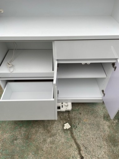 ☆o8 食器棚　ホワイト　W1160