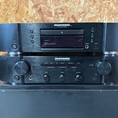MarantzプリメインアンプとCDプレイヤー