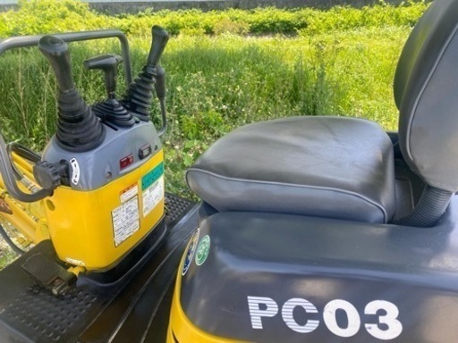 ユンボ‼️コマツ●ユンボ●PC03-2F ‼️895時間‼️コミ85万円