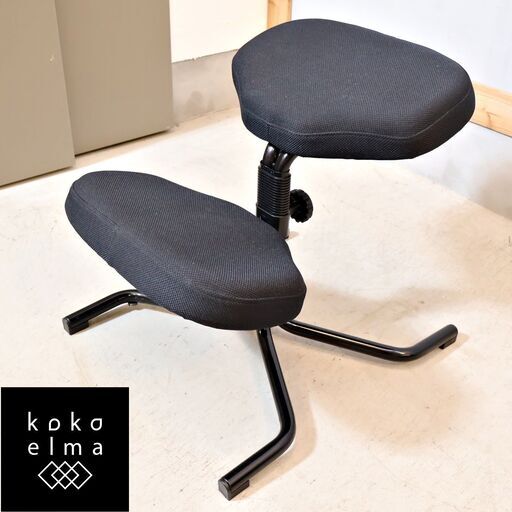 北欧ノルウェーHAG(ホーグ)社デザイン、KOKUSHIN取り扱いのbalans 5064 バランススタディ。21世紀のイスといわれるバランスチェア。子どもから大人まで使える姿勢が良くなる学習椅子♪
