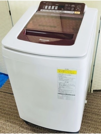 (送料無料) 洗濯・乾燥機 洗8kg 乾4.5kg 暖かい風で完全に乾かす panasonic 泡洗浄 新品価13万 ⑤