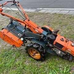 クボタ 耕運機 K6 5馬力 水冷小型歩行型トラクター　耕転機　畑　田　家庭菜園　管理機　ディーゼル　実動　　の画像