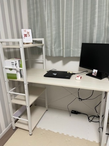 ■決まりました■【美品】ニトリ システムデスク  白い