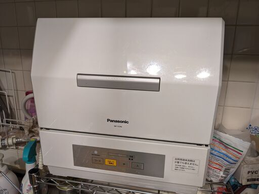 据付型 食器洗い乾燥機 Panasonic NP-TCR4（家庭用 食洗器）分岐水栓同梱 【2022年3月購入】