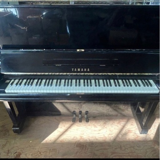 d120607 YAMAHA ヤマハ アップライトピアノ 鍵盤楽器 宮城県 引き取り ピアノ NO U1H 現状品 中古品