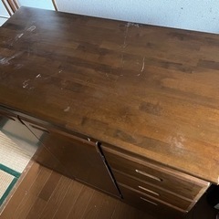 カウンター収納の画像