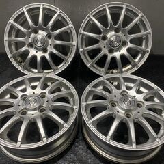 Weds JOKER ウェッズ ジョーカー 社外ホイール 13インチ 4本 4J4HPCD100+45 ライフ等　(VHX064)
