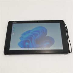 50台限定 送料無料 タブレット 10.1インチ 富士通 ARROWS Tab Q508/SE 中古良品 Atom 4GB 無線 Bluetooth カメラ Windows11 Office 税無の画像