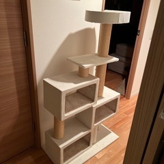 カインズ　キャットタワー　ネコタ　NECOTA　グレーとキャット...