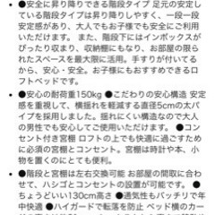 組み立て式ロフトベッドの画像