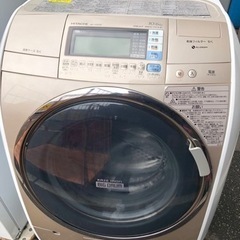 北九州市内配送無料　保証付き　日立 HITACHI BD-V9500L N [ななめ型ドラム式洗濯乾燥機(10kg) ビッグドラム]