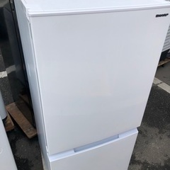 北九州市内配送無料　保証付き　2022年式　シャープ SHARP  冷蔵庫(幅49.5cm) 152L つけかえどっちもドア 2ドア ホワイト SJ-D15G-W