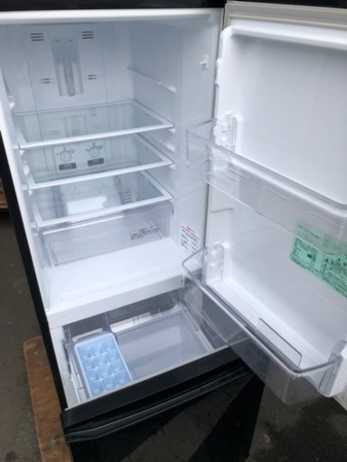 北九州市内配送無料　保証付き　三菱 【右開き】146L 2ドアノンフロン　冷蔵庫 keyword キーワードブラック MR-P15EC