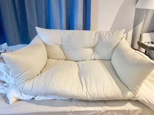 【美品】白ソファ3000円
