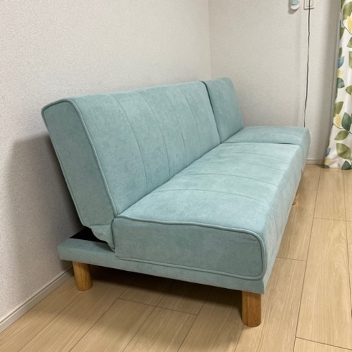 引き取り先見つかりました！3／9土曜までの限定掲載価格　【美品】ソファベッド  3人掛けソファ