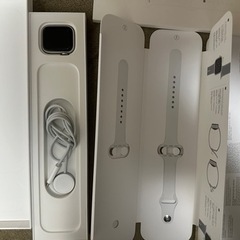 【受付終了】Apple Watch Series 8 GPS+Cellularモデル 41mm MP4A3J/A [シルバー/ホワイトスポーツバンド] 