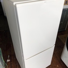 福岡市内配送無料　2021年　AQUA アクア AQR-17K（W） [冷蔵庫（168L・右開き） 2ドア ミルク]の画像