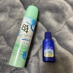 お取引き終了　デオドラントスプレー&日焼け止めジェル　試供品