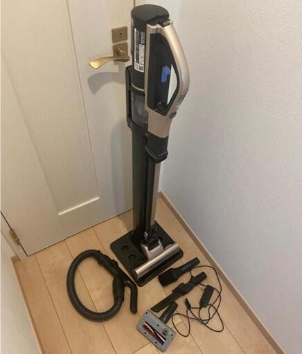 予備バッテリー付　HITACHI コードレス掃除機　PV-BH900H GOLD