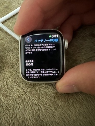 【受付終了】Apple Watch Series 8 GPS+Cellularモデル 41mm MP4A3J/A [シルバー/ホワイト