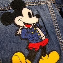 GAP　ミッキーデニムジャケット　90サイズの画像