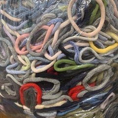 靴下　輪っか　わっか　靴下ハギレの画像
