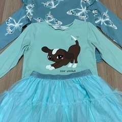 【値札付/未使用100〜105㎝】長袖＆スカート