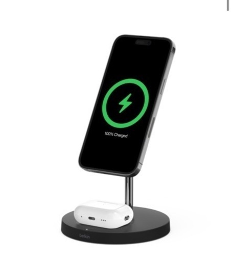 Belkin MagSafe 2-in-1磁気ワイヤレス充電スタンド