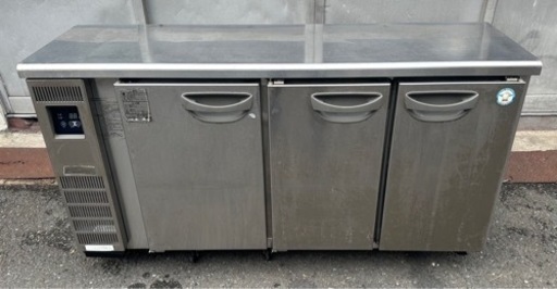 【動確済み】 2017年 フクシマガリレイ 業務用 台下冷凍冷蔵庫 TMU-51PE2 1500×450×800 業務用冷凍冷蔵庫 コールドテーブル 薄型 大阪