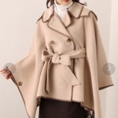 NICE CLAUP ポンチョコートの画像