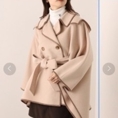 NICE CLAUP ポンチョコートの画像