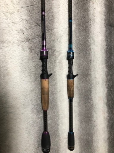 バス釣り　ロッド2本
