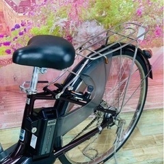③6085子供乗せ電動アシスト自転車YAMAHA 26インチ良好バッテリー の画像